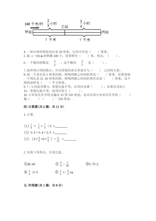 2022六年级上册数学期末测试卷（名师系列）word版.docx