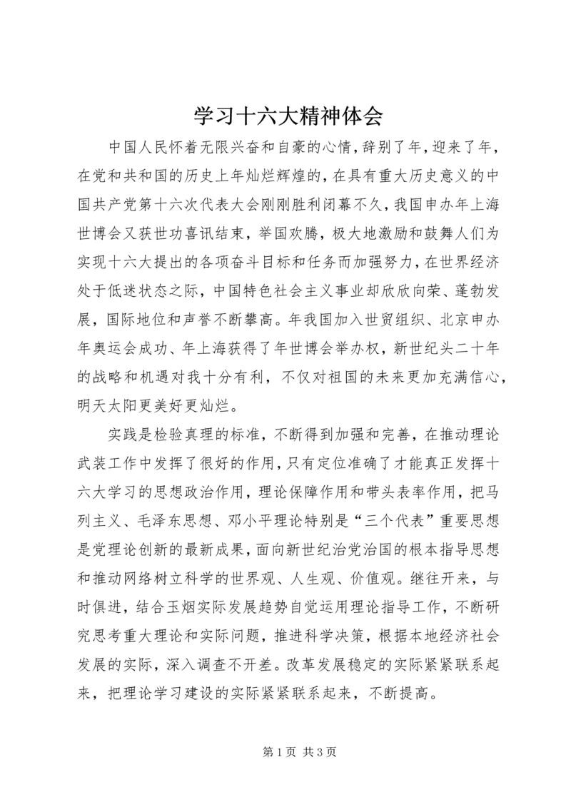 学习十六大精神体会 (3).docx