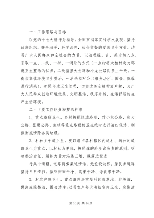 社区环境整治实施计划方案范文.docx