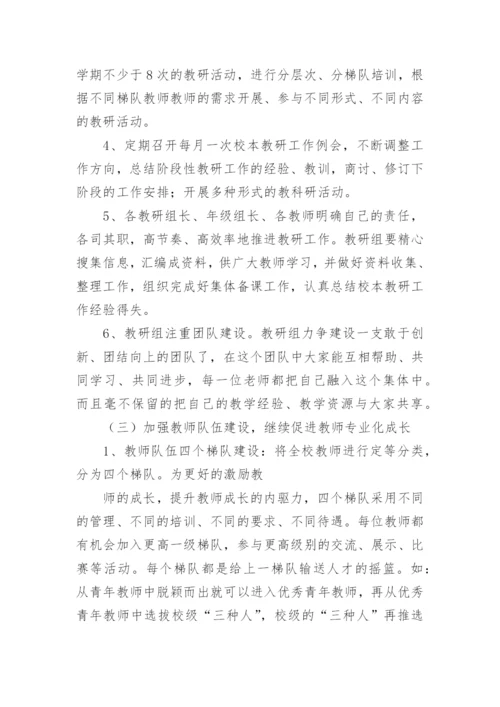 小学教师培训计划.docx