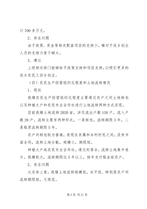 仙溪镇经济社会发展情况汇报(7).docx