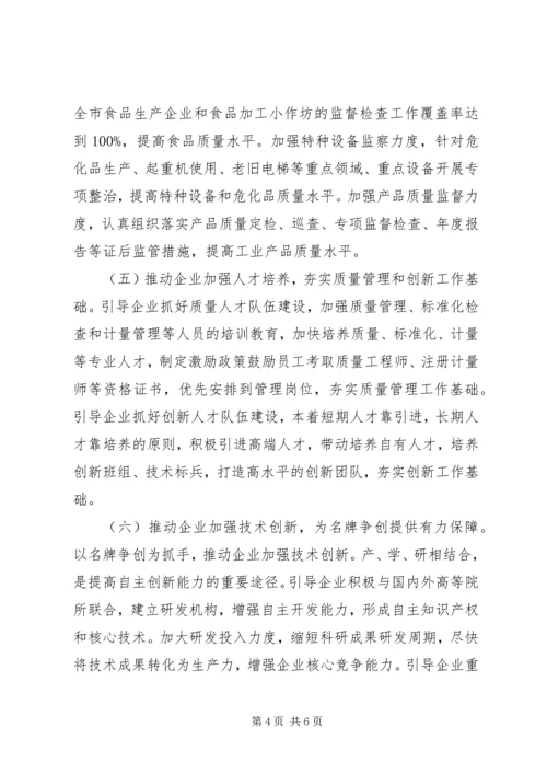 质监系统品牌建设工作方案.docx