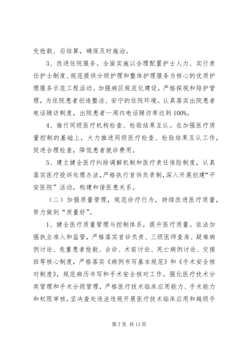 县人民医院医疗质量安全管理工作汇报.docx