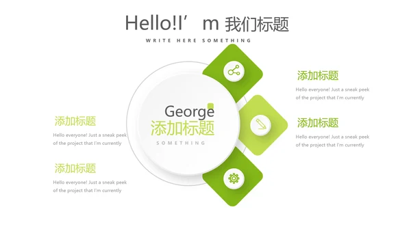 绿色飘逸医药代表销售计划动态PPT