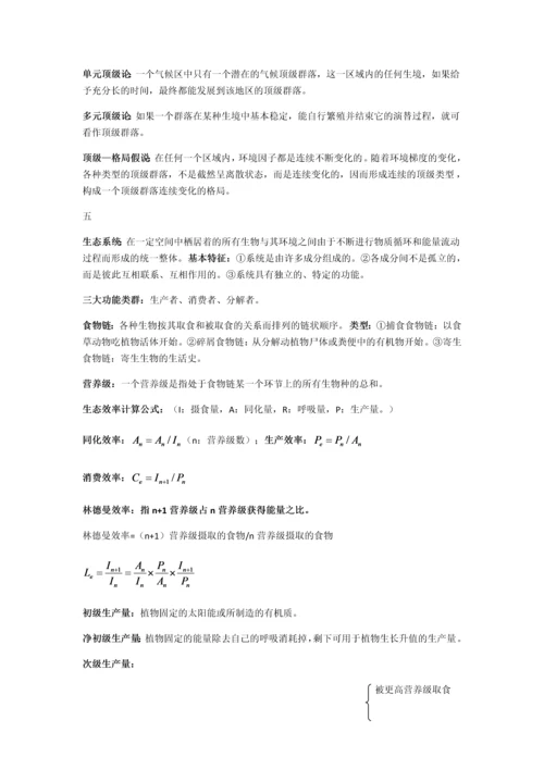 生态学重要知识点归纳总结.docx