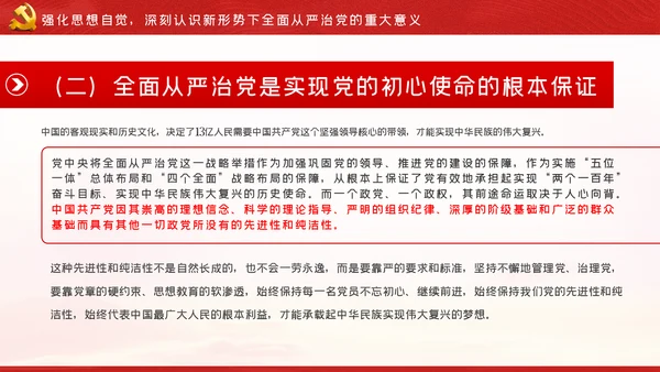 走在前作表率坚决扛起全面从严治党的使命担当ppt