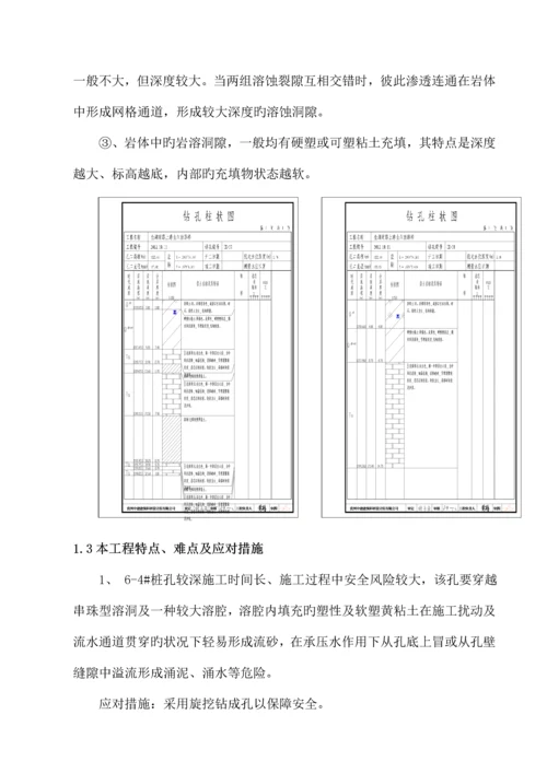 钻孔桩溶洞施工专项方案.docx