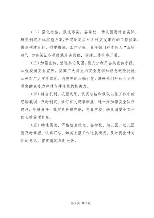 创建平安和谐校园问卷调查五篇 (3).docx