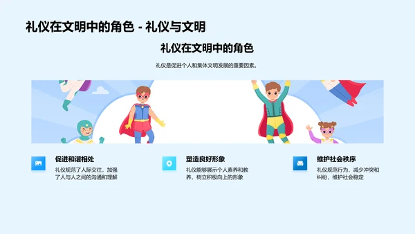 礼仪素养提升指南PPT模板