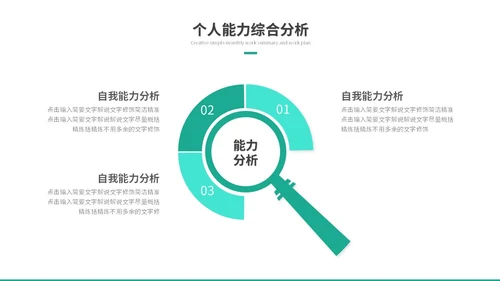 简约商务励志风岗位竞聘个人简历自我介绍ppt模板
