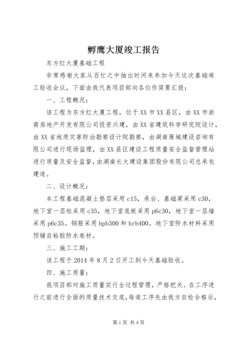 孵鹰大厦竣工报告 (4).docx