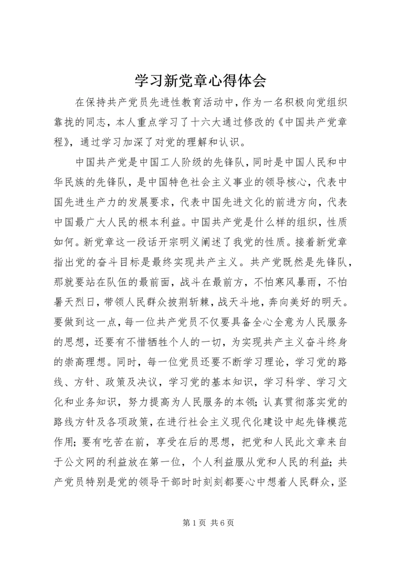 学习新党章心得体会 (3).docx