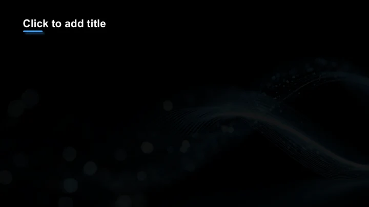 蓝色科技风商务培训PPT主题