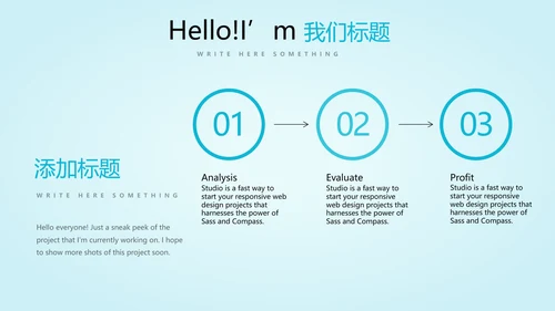 蓝色简约医药医疗报告通用动态PPT