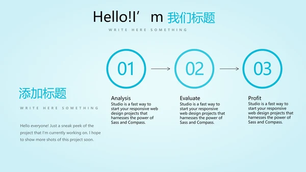 蓝色简约医药医疗报告通用动态PPT