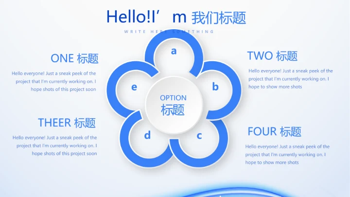蓝色简约医生自查自纠整改报告动态PPT模板