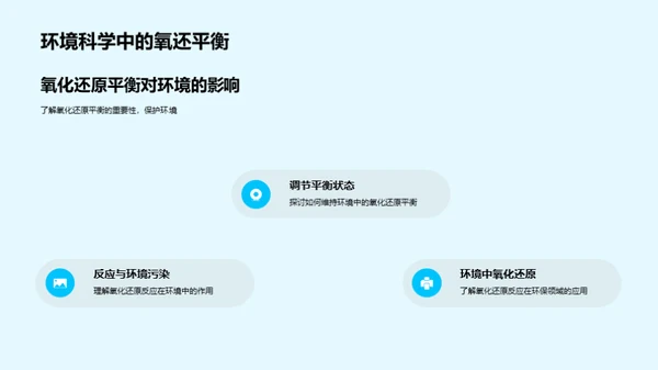 深究氧化还原之魅力
