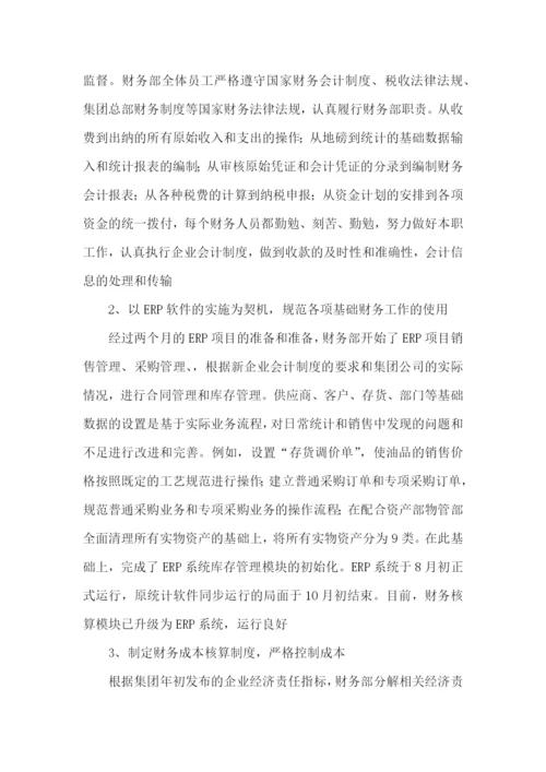 企业财务年终总结.docx