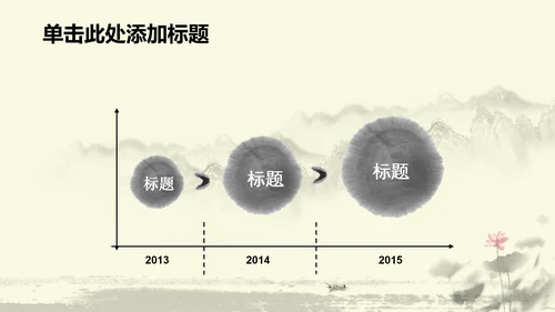 水墨中国风中医足疗ppt动态模板