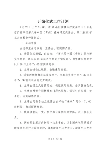 开馆仪式工作计划.docx