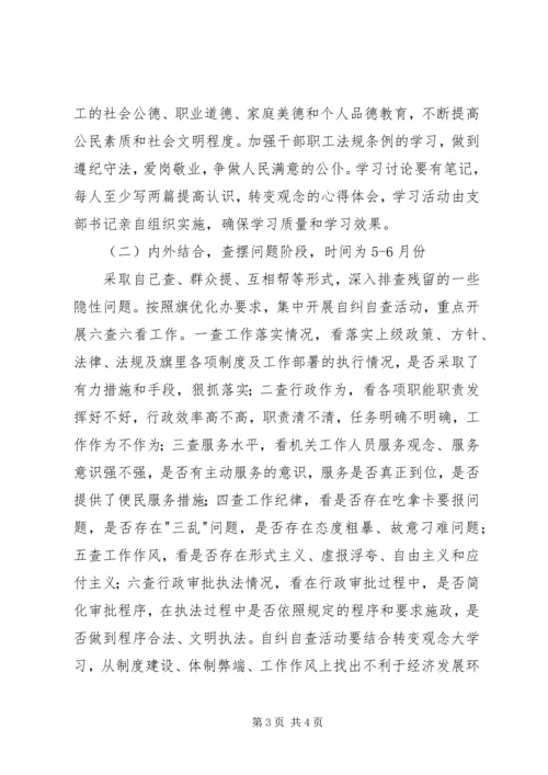 残联优化经济发展环境及行风建设工作安排 (3).docx