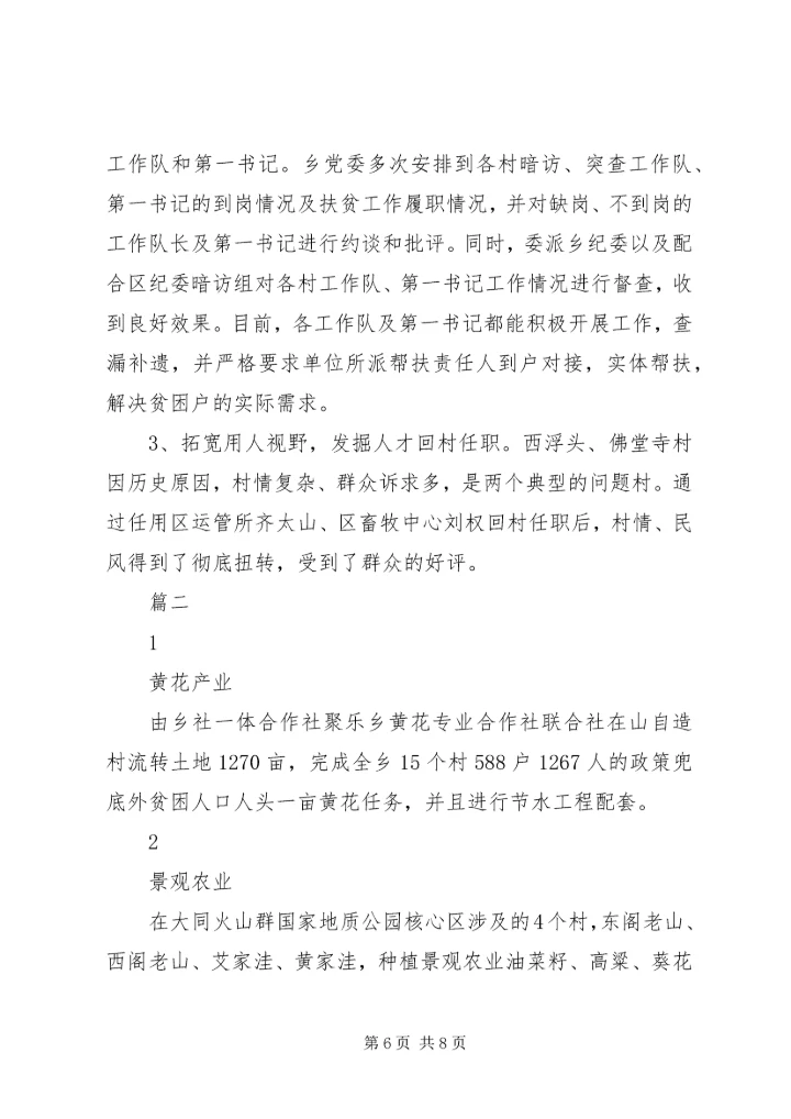 乡镇某年亮点工作总结精选2篇.docx