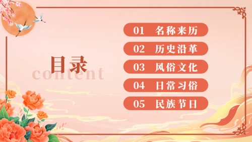 少数民族回族通用PPT模板