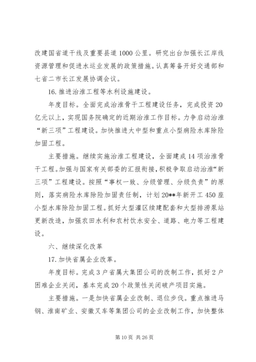 省政府年度工作计划.docx