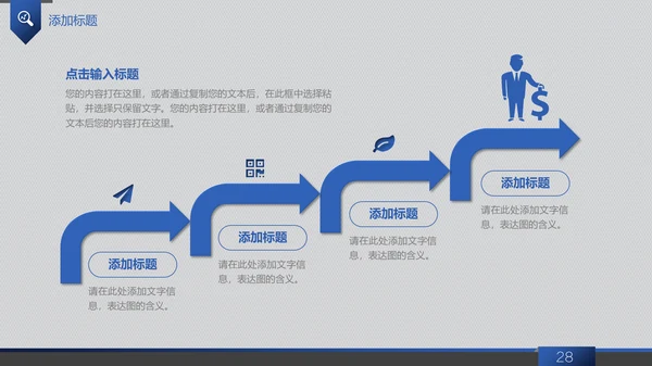 信息科技商务工作汇报通用PPT模板