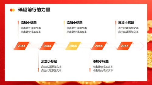 红色简约风红军长征精神长征纪念日主题党课PPT模板
