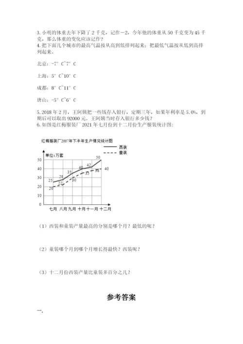 河北省【小升初】2023年小升初数学试卷精品（名师推荐）.docx