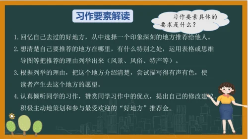 统编版语文四年级上册 第一单元习作：  推荐一个好地方课件