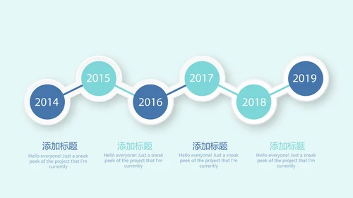 蓝色医疗年终工作总结动态PPT