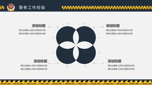 庄严大气公安警察工作总结案件汇报PPT模板