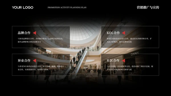 黑色简约商务618促销活动策划方案