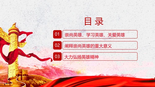 学习论中国共产党历史弘扬英雄精神党课PPT