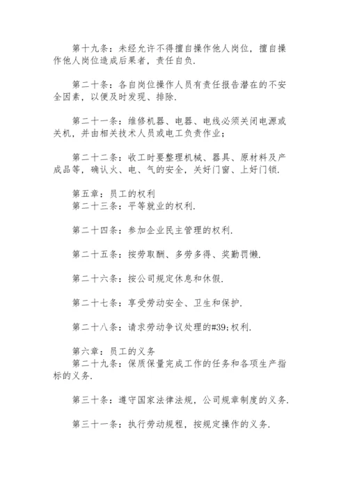 公司规章制度与员工管理条例.docx