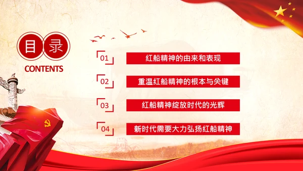 新时代弘扬学习红船精神PPT课件党校党建