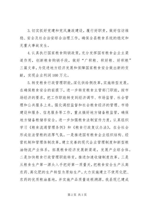 粮食局XX年工作计划 (3).docx