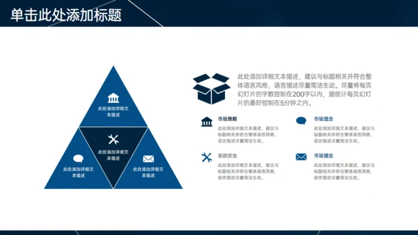 深蓝色多端线条商业计划书通用PPT