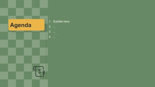 绿色卡通风应届生求职作品集展示PPT主题