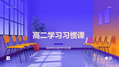 高二学习习惯课PPT模板