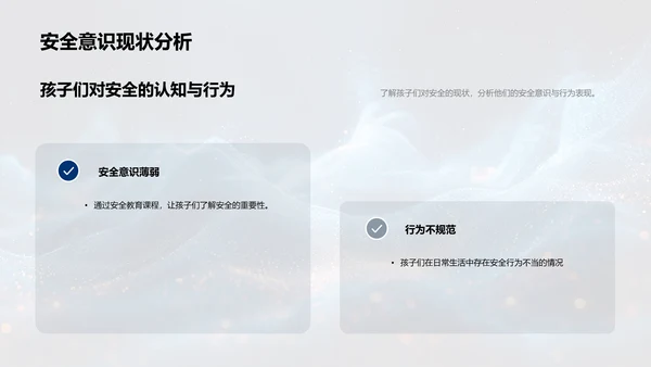 幼儿园安全教育报告PPT模板