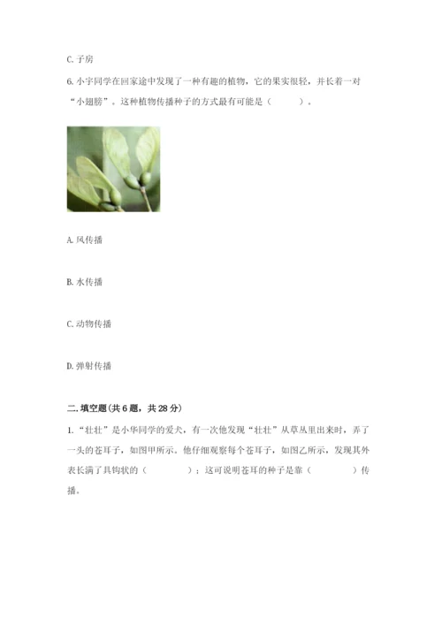 教科版科学四年级下册第一单元《植物的生长变化》测试卷附答案（巩固）.docx