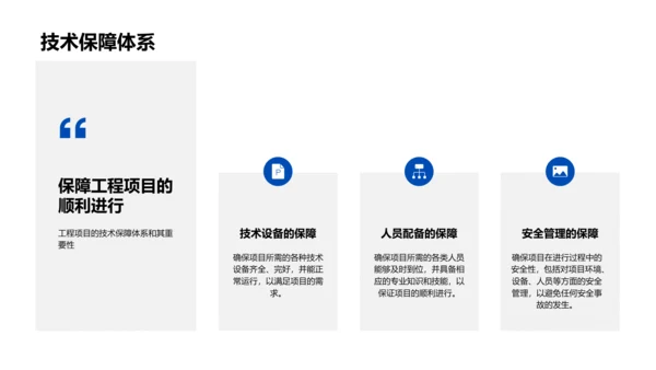 工程项目答辩报告PPT模板