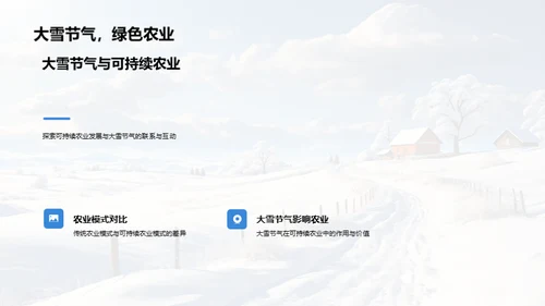 大雪节气农业智慧