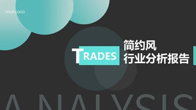 黑色简约行业分析模版PPT模板