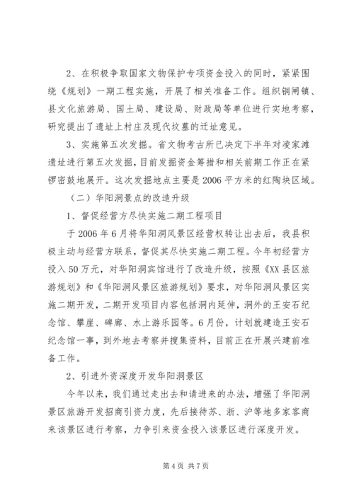 县旅游工作情况汇报 (6).docx