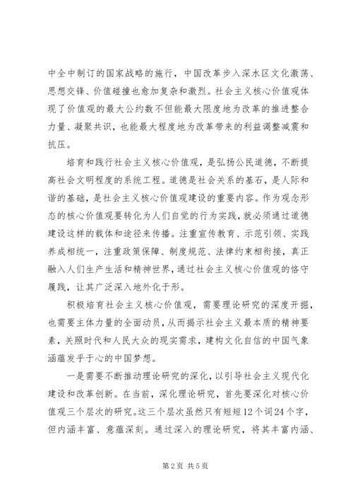 大力弘扬社会主义核心价值观心得体会.docx