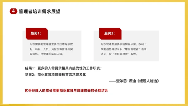 红黄简约商务企业培训课件人才梯队建设与人才培养课件PP团队